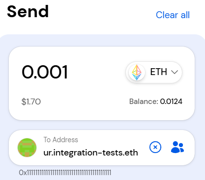 MyEtherWallet web app fails to resolve the name for ENSv2